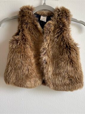 Cozy Faux Fur Vest in Rich Brown